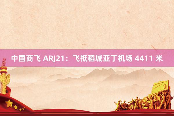 中国商飞 ARJ21：飞抵稻城亚丁机场 4411 米